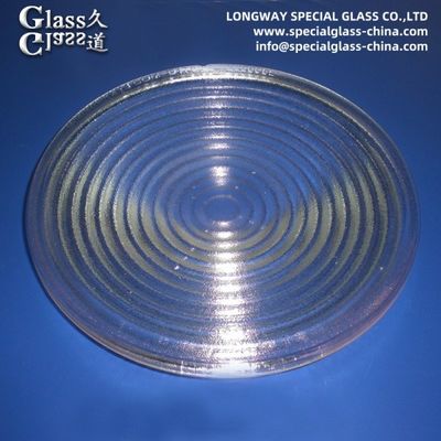Πιεσμένοι φακοί borosilicate γυαλί Fresnel για το φως σκηνής και το φως σήματος κυκλοφορίας