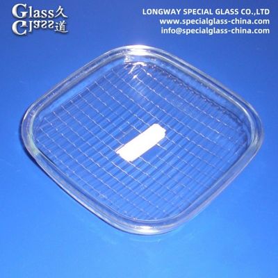 Χύτευση γυαλί borosilicate κάλυψη φακούς για εξωτερικό φως λάμπα