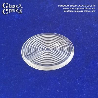 Αποτελεσματικοί φακοί borosilicate γυαλί Fresnel για LED φωτιστικά συστήματα