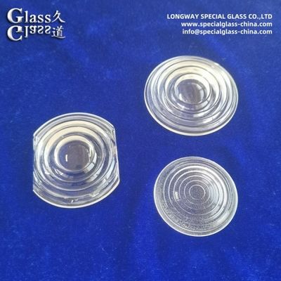 Αποτελεσματικοί φακοί borosilicate γυαλί Fresnel για LED φωτιστικά συστήματα