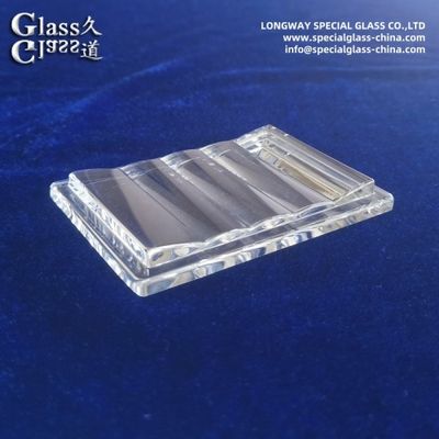 Οπτικά διαυγή υφή Pyrex Led Cover Lens για διαυγή έξοδο φωτισμού LED