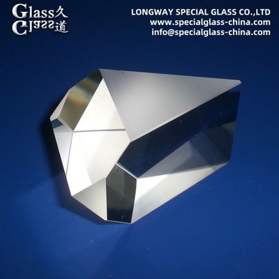 Υψηλής ποιότητας οπτικό πρίσμα γυαλιού Bk7 για πειραματισμούς ακρίβειας κάμψης του φωτός
