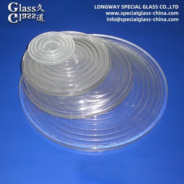 Πιεσμένοι φακοί borosilicate γυαλί Fresnel για το φως σκηνής και το φως σήματος κυκλοφορίας